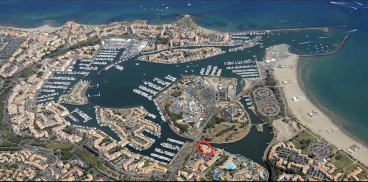 אגדה Superbe Appartement 6 Personnes Avec Piscine Secteur Richelieu, A 400M De La Plage Et A 650M Du Centre Port מראה חיצוני תמונה